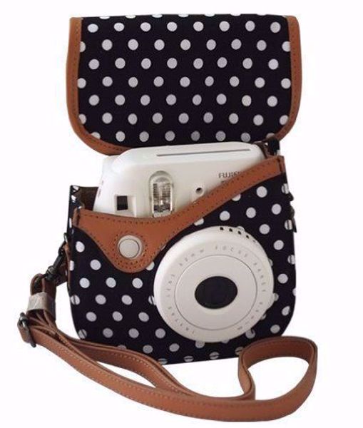Picture of INSTAX MINI 8 BLACK WHITE DOTTED CASE