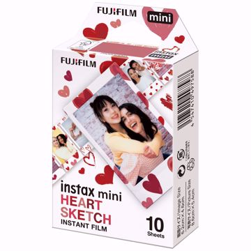 Billede af INSTAX MINI FILM HEART SKETCH